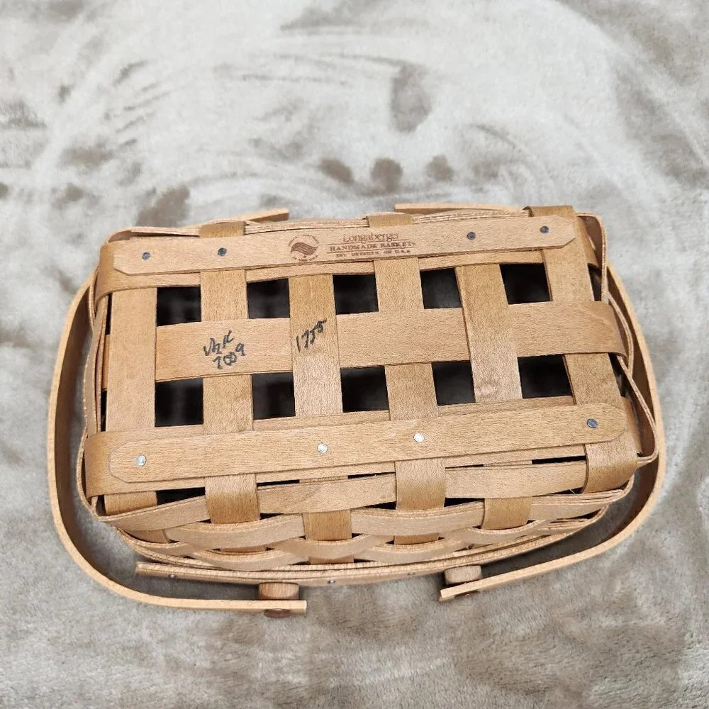 Longaberger Vintage Colorful Rectangle Baking Dish Basket